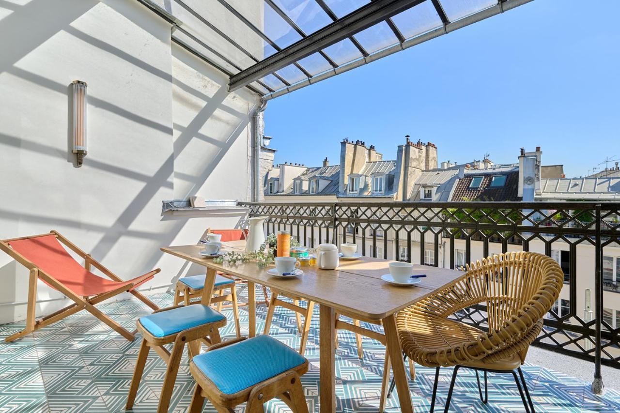 Apartment Center Of Paris With Terrace By Studio Prestige Exterior photo